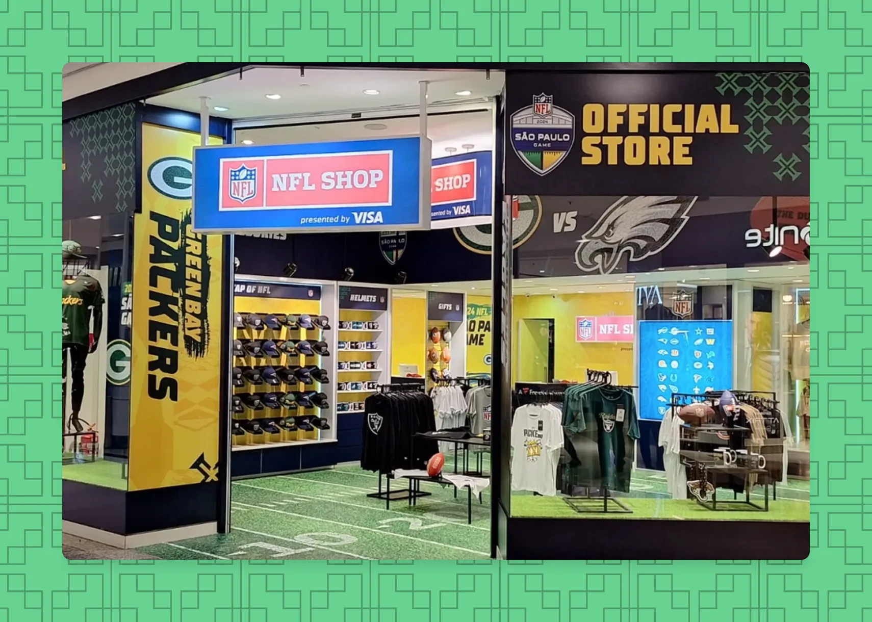 Photo of the NFL Store in Shopping Morumbi