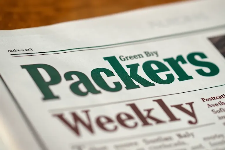 Photo of an AI generated Weekly Packers Newspaper